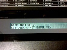 Disk initialize
